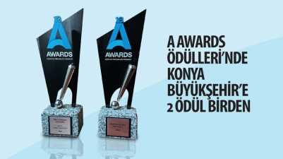 A Awards Ödülleri’nde Konya Büyükşehir’e 2 Ödül Birden