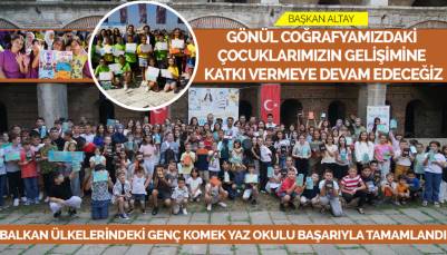 BALKAN ÜLKELERİNDEKİ GENÇ KOMEK YAZ OKULU BAŞARIYLA TAMAMLANDI