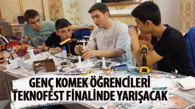 Genç KOMEK Öğrencileri TEKNOFEST Finalinde Yarışacak