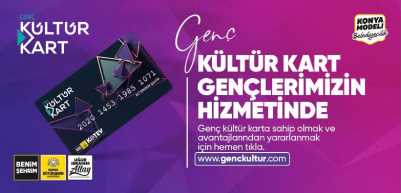 GENÇ KÜLTÜR KART GENÇLERİMİZİN HİZMETİNDE..