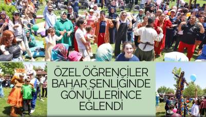 Özel Öğrenciler Bahar Şenliğinde Gönüllerince Eğlendi